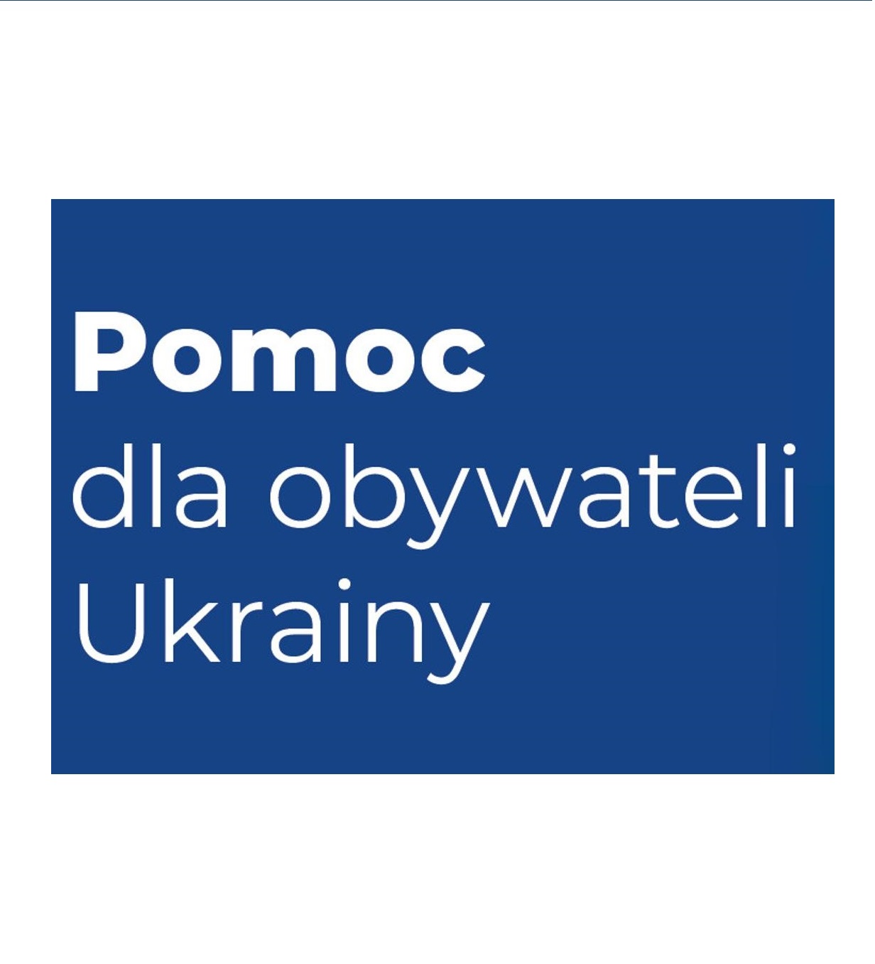 Pomoc dla obywateli Ukrainy