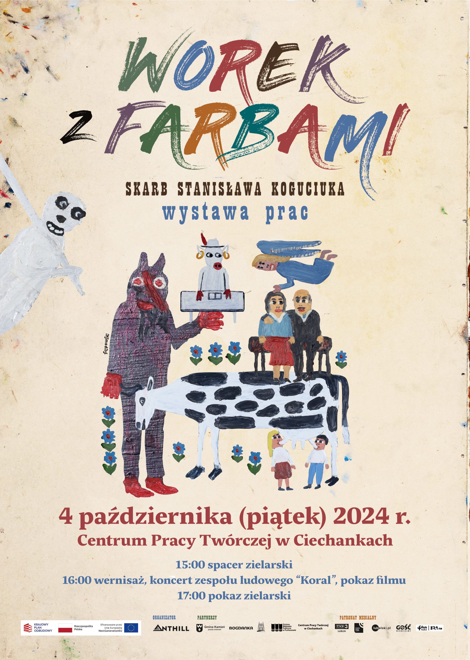 Worek z farbami – skarb Stanisława Koguciuka