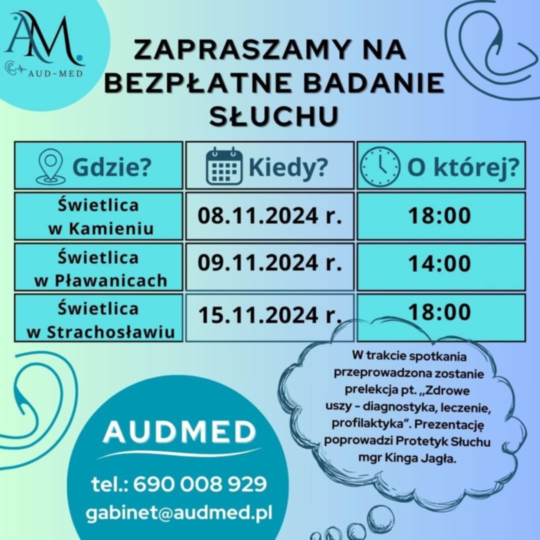 Zapraszamy na bezpłatne badanie słuchu