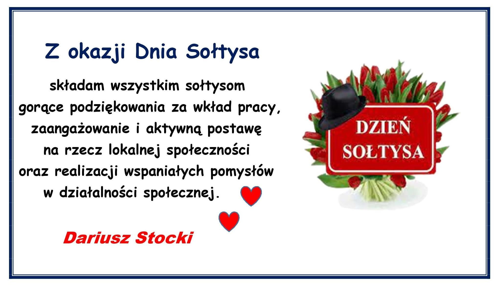 Życzenia z okazji Dnia Sołtysa